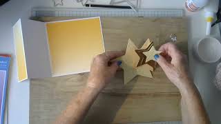 How to make a 3 dimensional, fold card.