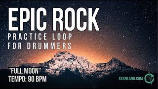 Epic Rock - Drumless Track For Drummers - "Full Moon"