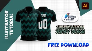 Sublimation Jersey Design | Adobe Illustrator | Tutorial | Sublimation Printing