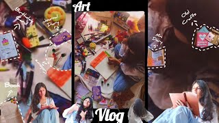 Art Vlog 🎨😊🖍||Art and crafts#papercrafts#old crafts#stationary items||5th vlog @Nishat.Firdos