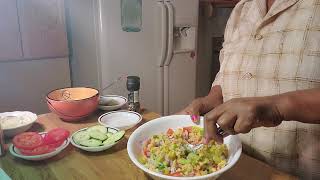 how to make chickpea tuna salad  ከሽንብራ የተዘጋጀ  የቱና ሰላጣ