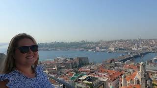 View from Galata Tower in the Golden Horn of Istanbul