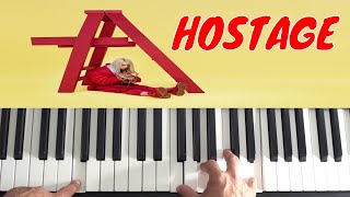 How To Play hostage on Piano - Billie Eilish - Piano Tutorial