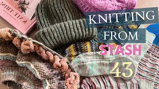 Knitting from stash : Episode 43 : Yarn stash and old WIPs discoveries