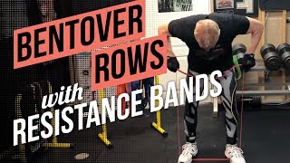 How to do Bent Over Rows With Resistance Bands: Best Resistance Bands Exercises For Back!