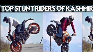 TOP STUNT RIDERS OF KASHMIR |  Dx Haseeb | Sahil Stunts | Sajid Stunts | dx haseeb stunts | Duke Ktm