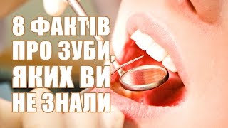 8 ФАКТІВ ПРО ЗУБИ, ЯКИХ ВИ НЕ ЗНАЛИ