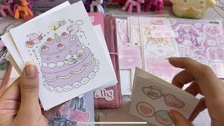 ￼♡。·˚˚· Stationary haul·˚˚·。♡ | 💕✨Korean stickers brand ✨💕let’s organise my stickers together 🛍️