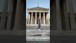 📍Academy (Panepistimio), Athens 🏛️🇬🇷 #pentozali #greece #crete #athens #greekdancing