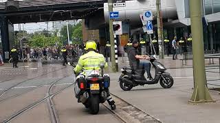 Unieke beelden van demonstratie/rellen Den haag centraal / Malieveld!!