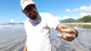 Todo pescador precisa saber essa técnica!!!Pesca de praia em Itamambuca...