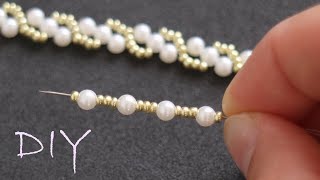 An easy way to make a beautiful beaded bracelet 😍