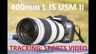 Sports Video: Panning mode on Canon 400mmL IS USM II & EOSR (Shooting from a floating dock!)