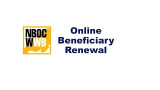 Online Beneficiary Renewal Process