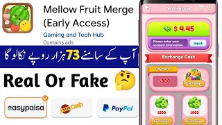 Mellow Fruit Merge App Real Or Fake | Mellow Fruit Merge withdrawal | Mellow Fruit Merge full Review