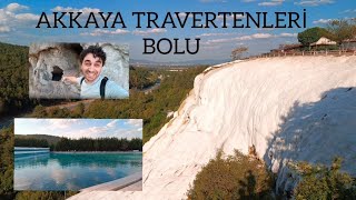 BOLU AKKAYA TRAVERTENLERİ | Doğanın Beyaz Harikası |  #traverten  #travel