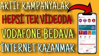 Vodafone Bedava İnternet Kazanmak 4 Kampanya Kanıtlı 2024 !