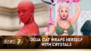 Doja Cat wraps with crystals | News 7 | Global News | Paris Fashion Week | Kylie Jenner