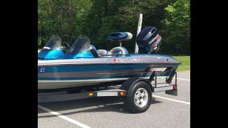 1995 STRATOS 268 BASS BOAT 130 EVINRUDE ENGINE REBUILD TEST RIDE