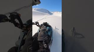 Fresh moose tracks 4/7/24  Hatcher Pass, Alaska: hang in till the end! TURBO IN ACTION!