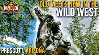 HISTORIC PRESCOTT, ARIZONA IN 4K - Yavapai Courthouse - Whiskey Row