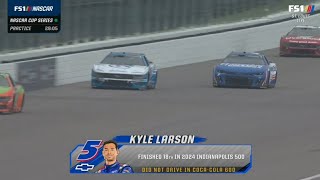 FIRST LAPS OF PRACTICE - 2024 ENJOY ILLINOIS 300 NASCAR CUP SERIES AT GATEWAY