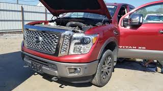 AC1181  2017 NISSAN TITAN XD 5.0L DIESEL ENGINE OKAUTOPARTSMS