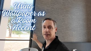 Using Wallpaper as a Room Accent!