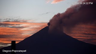 ¡Actividad En El Volcán Popocatépetl! Sismos proyectos y mas