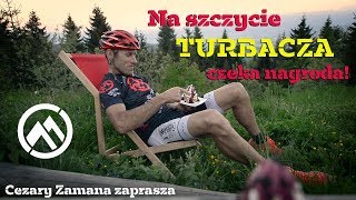 Na szczycie Turbacza Cezary Zamana odbiera NAGRODĘ! GORCE CHAMPION MTB 2017!