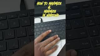 How to Maximize & Minimize in windows #wisdomtechnical #tech #pc #laptop #windows #shorts