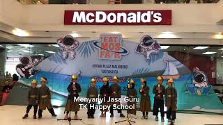 Menyanyi Jasa Guru oleh TK Happy School