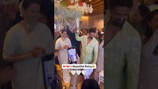 Saqib Saleem walking the bride Sonakshi Sinha for the wedding #hitched #ytshorts