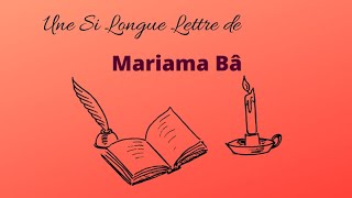 Mariama Ba, écrivaine sénégalaise ,autrice d'une si longue lettre, sa biographie en 3mn