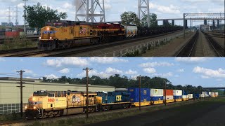 Train Simulator Classic: CSX River Subdivision Railfanning B742 & I008 Along The Hudson