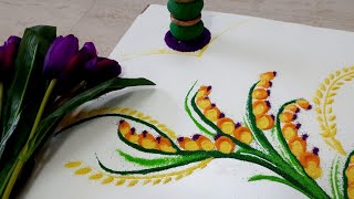 haldi kumkum rangoli/makarsankranti rangoli/makarsankranti decoration idea/Bornhan rangoli/tilwa ran