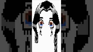 Wednesday Wandinha Adams em pixel art  #shorts #wednesday #wandinhaaddams