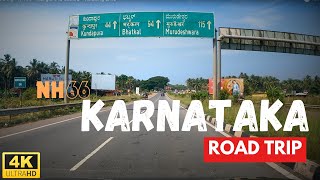 Karnataka Road trip - NH 66 - Mangluru to Baindur - Relaxing drive