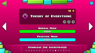 Geometry Dash Level 12 - Theory of Everything 100%