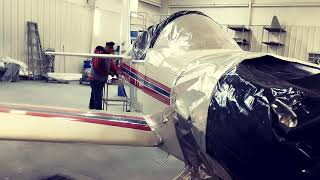 Aircraft Being Striped to metal #RV4#Texas#Aviation