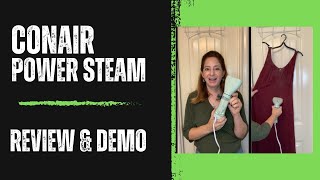 Watch Conair Power Steam Hand Held Steamer Review & Demo