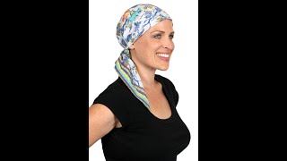 How To Tie a 27" Square Chemo Head Scarf