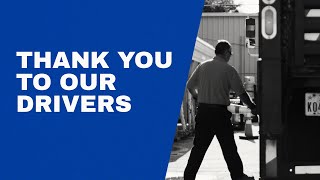 Thank You to our Drivers