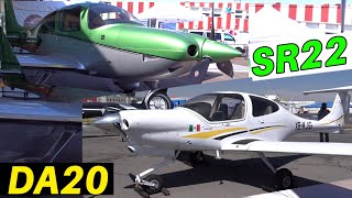 El Súper CIRRUS SR22T y la Ligera DIAMOND DA20! | Dos Sorprendentes Aviones! (E-Fly Channel)