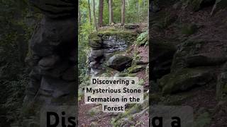 The Hidden Fortress: Discovering a Mysterious Stone Formation in the Forest #discovery #mysterious