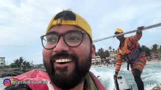 PARASAILING IN KOVALAM BEACH || AZHIMALA SHIV TEMPLE