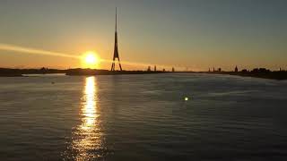 Sunset in Riga