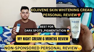 Kojivene Skin Whitening Cream 6 months Personal Review❤️‍🔥|My Night Skin Care Routine|HvVlogsRaipur