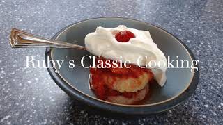 Strawberry Shortcake with biscuits