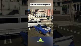 Right place, for all the wrong reasons #gtaonline #gta5online #fail #viralshorts